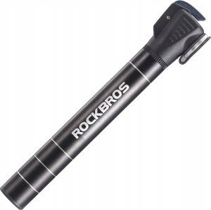 RockBros Mała pompka rowerowa 7 bar aluminium dł. 17cm - czarna 1