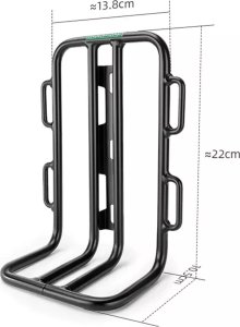 RockBros Półka rowerowa na torby na widelec rowerowy - czarna 14