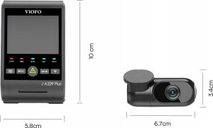 Wideorejestrator Viofo Wideorejstrator VIOFO A229 PLUS 2CH-G GPS 8