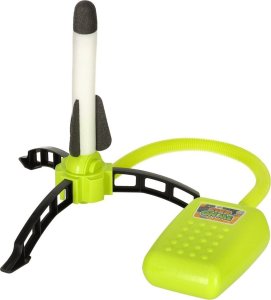 LeanToys Wyrzutnia rakiet piankowych Power launcher rocket LED x3 3