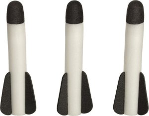 LeanToys Wyrzutnia rakiet piankowych Power launcher rocket LED x3 6