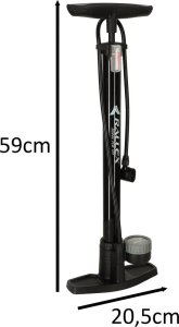 RockBros Pompka rowerowa stacjonarna nożna do roweru 11 bar 7