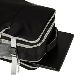 Plecak Bange Plecak podróżny do samolotu wodoodporny kabel USB 45x16x28cm czarny 13