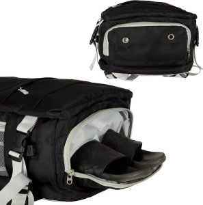 Plecak Bange Plecak podróżny do samolotu wodoodporny kabel USB 45x16x28cm czarny 9