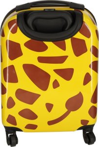 Costway Walizka podróżna dla dzieci bagaż podręczny na kółkach żyrafa 3