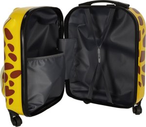 Costway Walizka podróżna dla dzieci bagaż podręczny na kółkach żyrafa 8