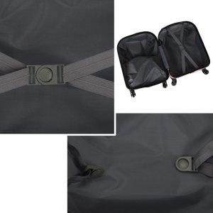 Costway Walizka podróżna dla dzieci bagaż podręczny na kółkach kot różowa 10