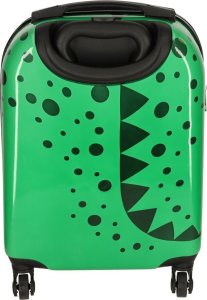 Costway Walizka podróżna dla dzieci bagaż podręczny na kółkach krokodyl 3