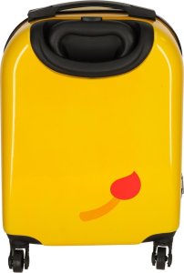 Costway Walizka podróżna dla dzieci bagaż podręczny na kółkach lew 3