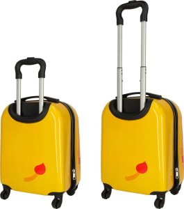 Costway Walizka podróżna dla dzieci bagaż podręczny na kółkach lew 4