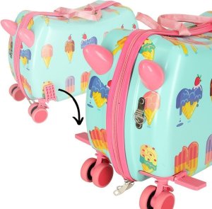 Wings Walizka podróżna dziecięca na kółkach lody 4