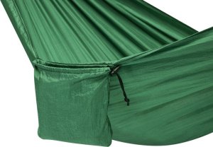 Dymo Hamak biwakowy turystyczny podróżny 260cm ciemny zielony 120kg 3