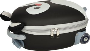 Costway Walizka podróżna dla dzieci bagaż podręczny na kółkach pingwin 6