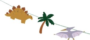 AMSCAN Baner Happy Birthday Dino 3m 2