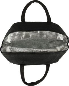 Severno Torba termiczna na lunch jedzenie śniadaniowa izolacyjna lunch czarna 6