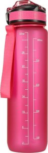 4kom.pl Butelka na wodę bidon 1l różowa 5