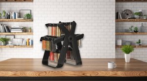 Excellent Houseware Organizer na przyprawy pojemnik przyprawnik stojak obrotowy 11