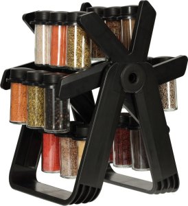 Excellent Houseware Organizer na przyprawy pojemnik przyprawnik stojak obrotowy 6