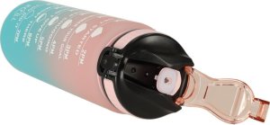 4kom.pl Butelka na wodę bidon 1l różowo-niebieska 7