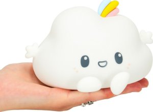 naSciane Lampka nocna dla dzieci silikonowa na baterie biała RGB chmurka 4