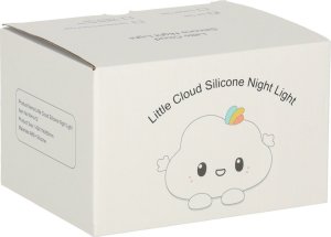 naSciane Lampka nocna dla dzieci silikonowa na baterie biała RGB chmurka 10