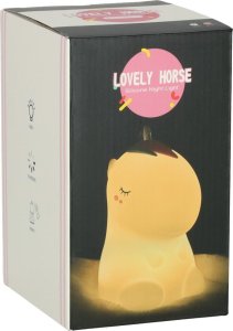 Zenwire Lampka nocna dla dzieci silikonowa na baterie biała RGB jednorożec 10