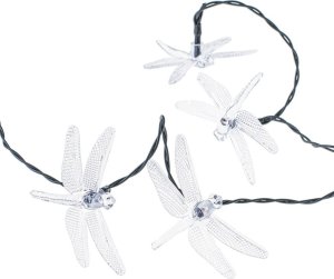 Dekoracja świąteczna Aigostar  Lampki ogrodowe solarne ważki 6,5m 30LED multikolor 3