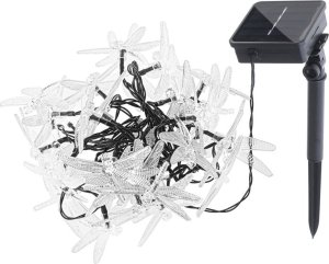 Dekoracja świąteczna Aigostar  Lampki ogrodowe solarne ważki 6,5m 30LED multikolor 5