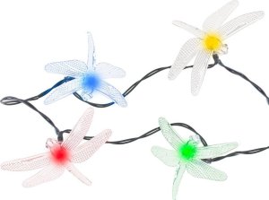 Dekoracja świąteczna Aigostar  Lampki ogrodowe solarne ważki 6,5m 30LED multikolor 7