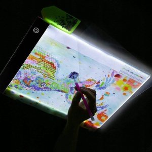 Xrec Deska kreślarska tablica kalka do rysowania podświetlana LED A4 4