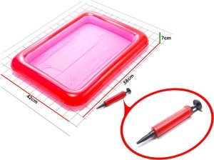 Piasek Kinetyczny w pudełku 2kg foremki beżowy 3