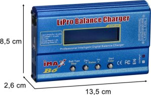 Imax Ładowarka modelarska IMAX B6 80W LIPRO CHARGER 9