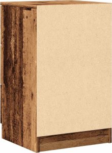 vidaXL Szafka nocna, stare drewno, 40x36x65cm 7