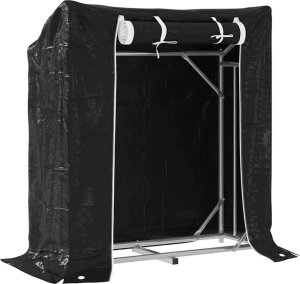 Drewutnia vidaXL Stojak na drewno opałowe z drutem stalowym, 100,5x40,5x110,5 cm 2