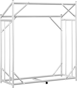Drewutnia vidaXL Stojak na drewno opałowe z drutem stalowym, 100,5x40,5x110,5 cm 6