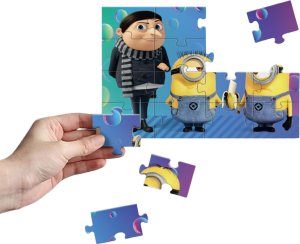 Dodo PUZZLE MAGNETYCZNE "MINIONS" UROCZA I KOLOROWA UKŁADANKA 16 ELEMENTÓW 4