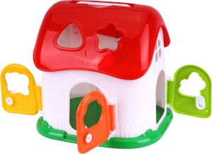 Technok SORTER LEŚNY DOMEK FIGURY GEOMETRYCZNE ZWIERZĘTA KLUCZE KOLORY KLOCKI 4