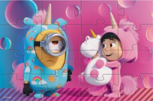 Dodo MAGNETYCZNE PUZZLE MINIONKI 16 ELEMENTÓW DO UŁOŻENIA DLA NAJMŁODSZYCH 2
