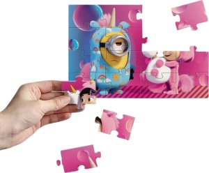 Dodo MAGNETYCZNE PUZZLE MINIONKI 16 ELEMENTÓW DO UŁOŻENIA DLA NAJMŁODSZYCH 4
