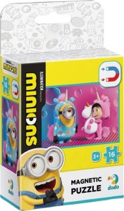 Dodo MAGNETYCZNE PUZZLE MINIONKI 16 ELEMENTÓW DO UŁOŻENIA DLA NAJMŁODSZYCH 6