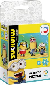 Dodo PUZZLE MAGNETYCZNE "MINIONKI" 16 KOLOROWYCH ELEMENTÓW DO UŁOŻENIA 5