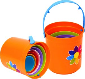 Technok PIRAMIDA ZE ZWIERZĄTKAMI DO PIASKU UKŁADANIE FOREMKI WIADERKO WIEŻA 3