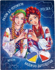Roter Kafer PUZZLE KOBIETY UKRAINA POLSKA ZESTAW UKŁADANKA 120 ELEMENTÓW ROTER KAFER 1