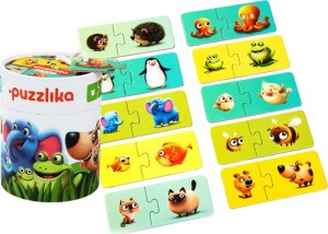 Cubika PUZZLE MOJA RODZINA 20 ELEMENTÓW PARY RODZICE DZIECI UKŁADANKA KARTONOWA 3