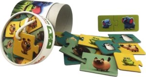 Cubika PUZZLE MOJA RODZINA 20 ELEMENTÓW PARY RODZICE DZIECI UKŁADANKA KARTONOWA 5