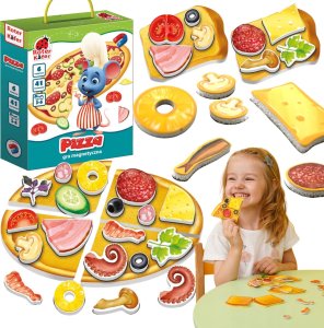 Roter Kafer Gra Magnetyczna "Pizza" Interaktywny Zestaw Tworzenie Pizzy Dodatki 1