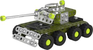 Technok Zestaw Konstrukcyjny Metalowy Czołg Wojskowy Konstruktor 174 Elementy 6