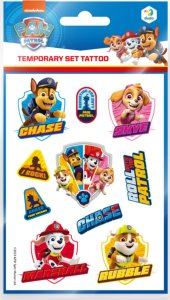 Dodo Zestaw Tymczasowych Tatuaży "Psi Patrol" Pieski Tatuaże Zmywalne Bezpieczne 6