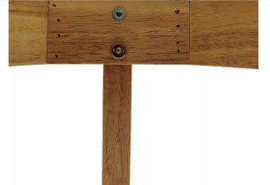 kontrast Stół skandynawski okrągły do kuchni jadalny Emma fi80x75 czarny 6