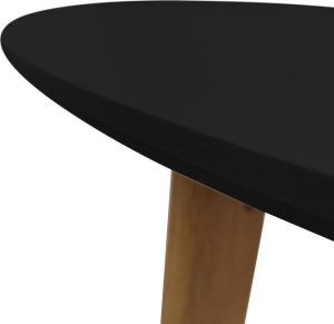 kontrast Stół skandynawski okrągły do kuchni jadalny Emma fi80x75 czarny 8